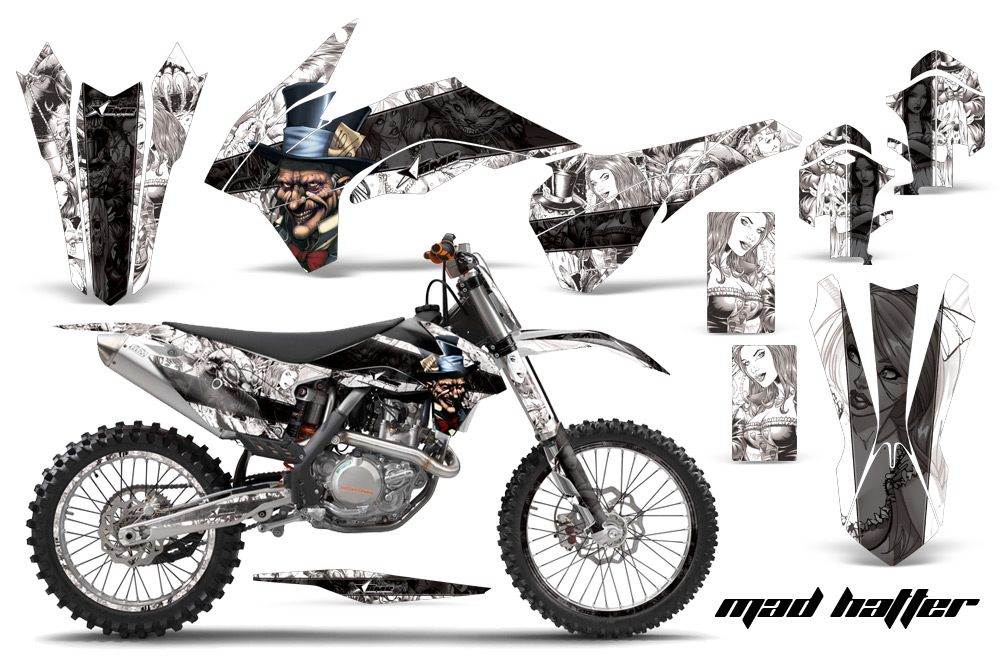 KTM_SXF_450_2013_Graphics_Kit_Mad_Hatter_White_Blackstripe_NPs